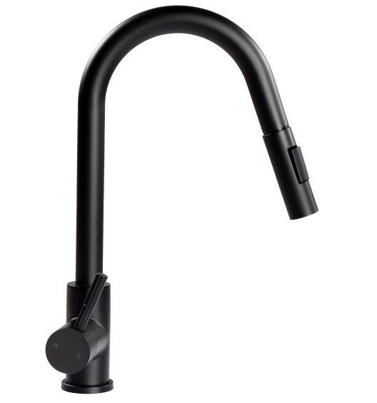 LIPPERT 2021090600 Flow Max Pull Down Bullet Kitchen Faucet for RVs and Residential - High quality product image showing LIPPERT 2021090600 Flow Max Pull Down Bullet Kitchen Faucet for RVs and Residential details and features