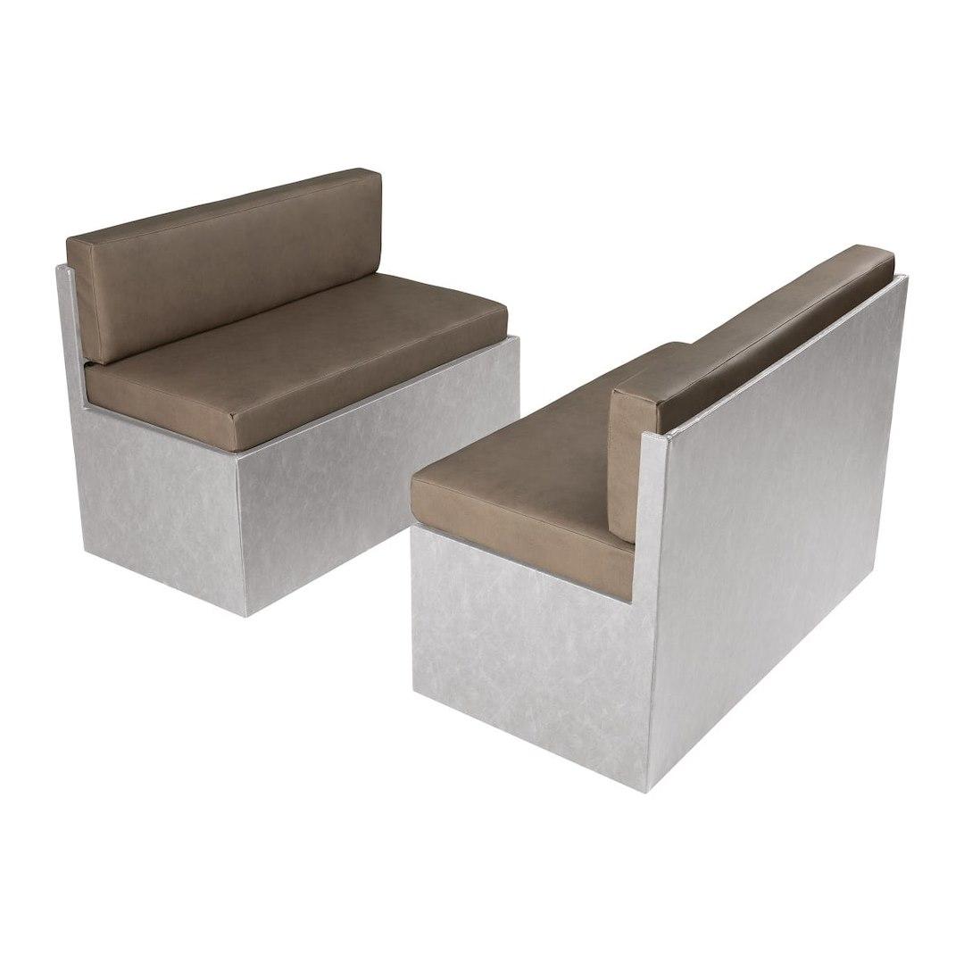 LIPPERT 2021100443 38FT DINETTE CUSHIONS, Back And Seat; 38 Inch Width x 12 Inch Height x 4 Inch Depth Back Dimension And 38 Inch Width x 4 Inch Height x 22 Inch Depth Seat Dimension; Grummond; PolyHyde Euro Leather Vinyl; High Density Foam Cushion - The Twister Group Tools product