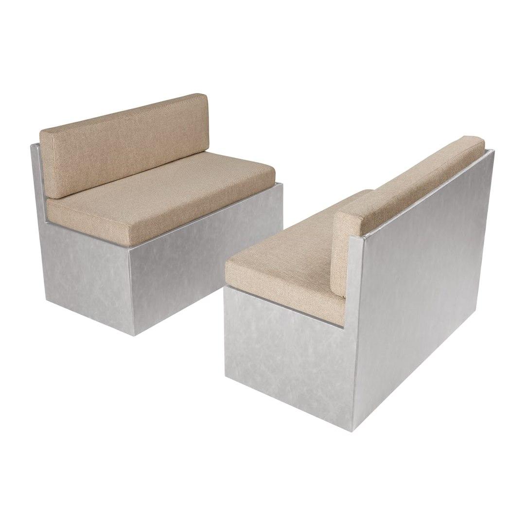 LIPPERT 2021100498 42FT DINETTE CUSHIONS, Back And Seat; 42 Inch Width x 12 Inch Height x 4 Inch Depth Back Dimension And 42 Inch Width x 4 Inch Height x 22 Inch Depth Seat Dimension; Norlina; Woven Fabric; High Density Foam Cushion; With Velcro Backing - High quality product image showing LIPPERT 2021100498 42FT DINETTE CUSHIONS, Back And Seat; 42 Inch Width x 12 Inch Height x 4 Inch Depth Back Dimension And 42 Inch Width x 4 Inch Height x 22 Inch Depth Seat Dimension; Norlina; Woven Fabric; High Density Foam Cushion; With Velcro Backing details and features