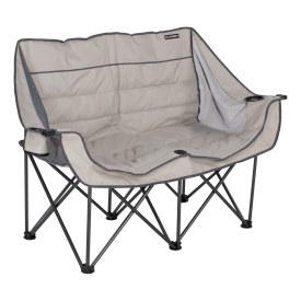 LIPPERT 2021128647 LIPPERT CAMPFIRE FOLDING LOVESEAT, Loveseat; 58-1/2 Inch Length x 36-1/4 Inch Height x 24-1/2 Inch Depth; 500 Pound Weight Capacity; Foldable; Sand; Steel Tube Frame/ Mesh Fabric/ Padded Mesh Back/ Seat/ Armrests; Without Headrest - The Twister Group Tools product