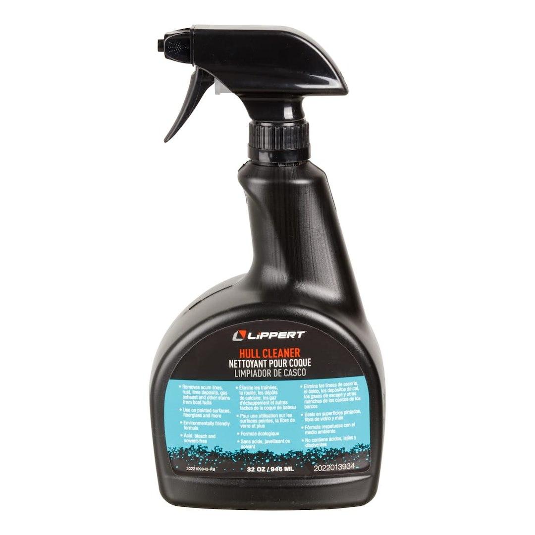 LIPPERT 2022013934 LIPPERT HULL CLEANER SPRAY, Use To Remove Scum Lines/ Rust/ Lime Deposits/ Gas Exhaust/ Other Stains; For Use On Painted Surfaces/ Fiberglass; Without Acid/ Bleach/ Solvents; 32 Ounce Spray Bottle; Single - High quality product image showing LIPPERT 2022013934 LIPPERT HULL CLEANER SPRAY, Use To Remove Scum Lines/ Rust/ Lime Deposits/ Gas Exhaust/ Other Stains; For Use On Painted Surfaces/ Fiberglass; Without Acid/ Bleach/ Solvents; 32 Ounce Spray Bottle; Single details and features