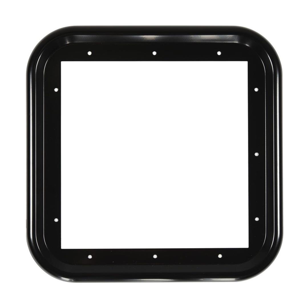 LIPPERT 2022107546 RV Water Heater Door Trim Ring - Black - High quality product image showing LIPPERT 2022107546 RV Water Heater Door Trim Ring - Black details and features
