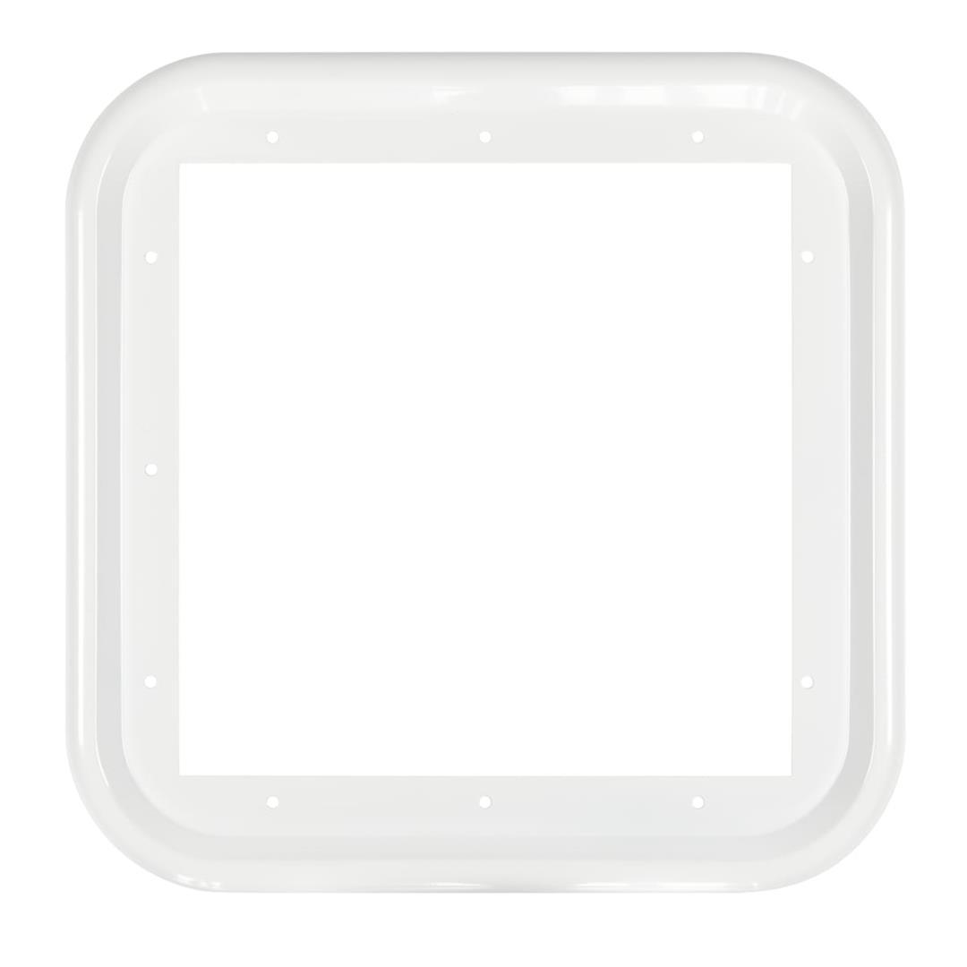 LIPPERT 2022107547 RV Water Heater Door Trim Ring - White - High quality product image showing LIPPERT 2022107547 RV Water Heater Door Trim Ring - White details and features