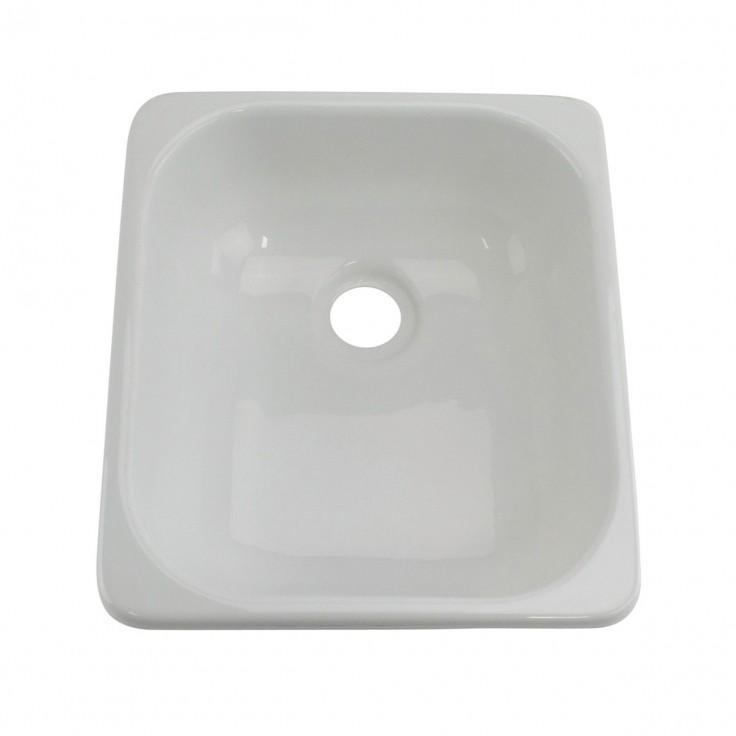 LIPPERT 209630 Better Bath 13 INCH x 15 INCH Square Galley/Kitchen Sink White - The Twister Group Tools product