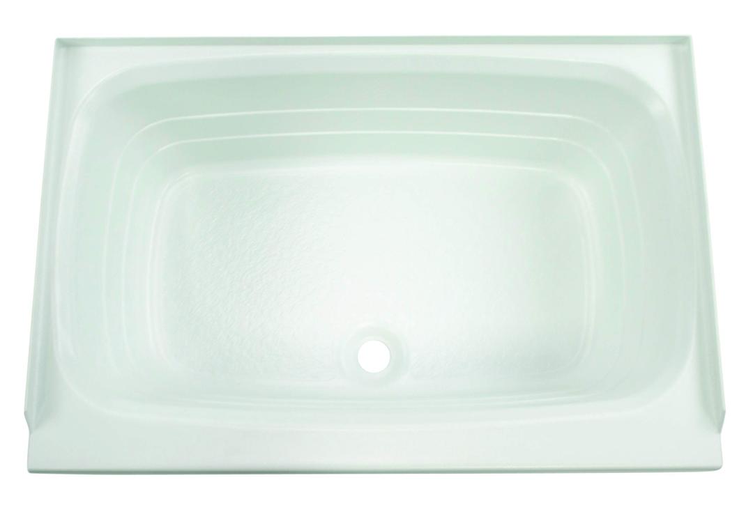 LIPPERT 209648 Replacement 24 INCH x 36 INCH White Bathtub with Center Drain, Scratch-Resistant ABS Acrylic for RVs, Travel Trailers, 5th Wheels, Motorhomes - W2436CDSPK - The Twister Group Tools product