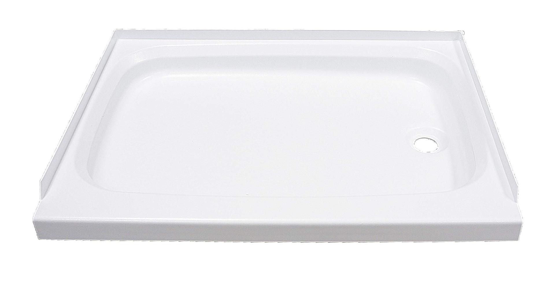 LIPPERT 210371 Replacement 24 INCH x 32 INCH White Shower Pan with Right Drain for RVs, Manufactured Homes, Travel Trailers, 5th Wheels, and Motorhomes - High quality product image showing LIPPERT 210371 Replacement 24 INCH x 32 INCH White Shower Pan with Right Drain for RVs, Manufactured Homes, Travel Trailers, 5th Wheels, and Motorhomes details and features