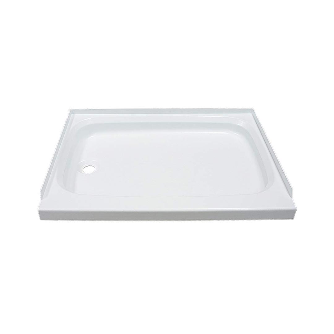 LIPPERT 210373 Replacement 24 INCH x 36 INCH White Shower Pan with Left Drain for RVs, Travel Trailers, 5th Wheels, and Motorhomes - The Twister Group Tools product
