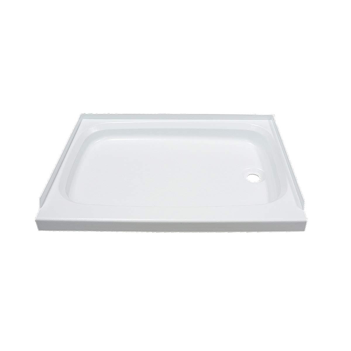 LIPPERT 210375 Replacement 24 INCH x 36 INCH White Shower Pan with Right Drain for RVs, Travel Trailers, 5th Wheels, and Motorhomes - High quality product image showing LIPPERT 210375 Replacement 24 INCH x 36 INCH White Shower Pan with Right Drain for RVs, Travel Trailers, 5th Wheels, and Motorhomes details and features