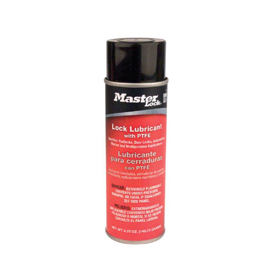 MASTER LOCK 2305 LOCK LUBRICANT WITH PTFE 5.25 OZ, Protect Against Dirt/ Dust/ Salt/ Moisture; Suggested For Padlocks/ Door Locks/ Automotive Locks/ Marine And Multipurpose Applications; 5.25 Ounce Aerosol Can; Single; With PTFE Base - High quality product image showing MASTER LOCK 2305 LOCK LUBRICANT WITH PTFE 5.25 OZ, Protect Against Dirt/ Dust/ Salt/ Moisture; Suggested For Padlocks/ Door Locks/ Automotive Locks/ Marine And Multipurpose Applications; 5.25 Ounce Aerosol Can; Single; With PTFE Base details and features
