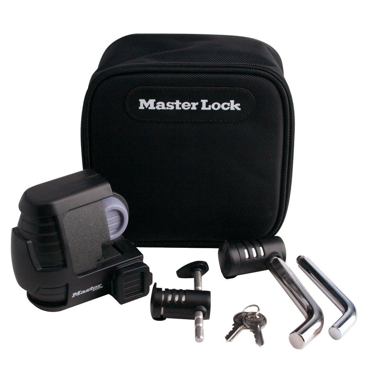 MASTER LOCK 3794DAT Trailer Lock, Trailer Coupler & Receiver Lock Combo Pack,, Red - High quality product image showing MASTER LOCK 3794DAT Trailer Lock, Trailer Coupler & Receiver Lock Combo Pack,, Red details and features