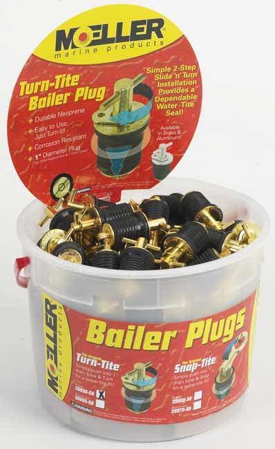 MOELLER 020899-001 Brass Turn-Tite Bailer Plug - 1 - Bulk 50