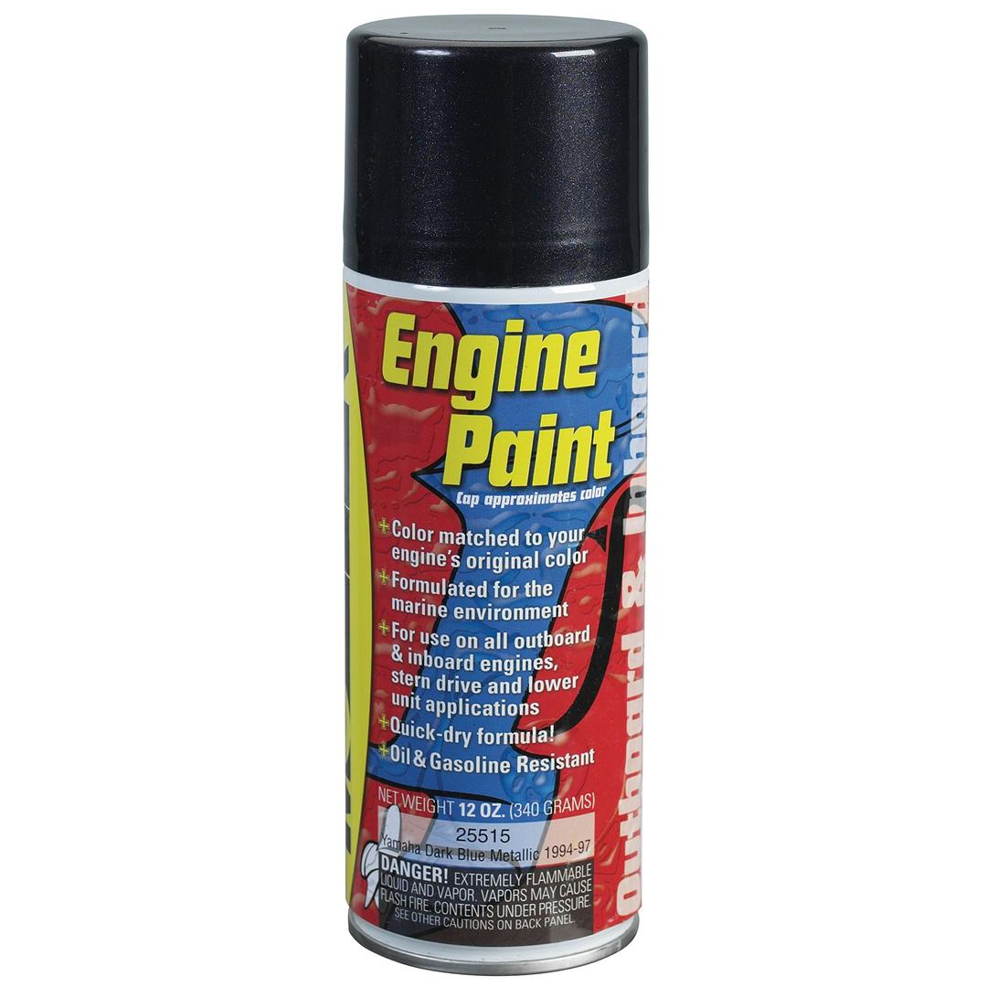 MOELLER 025107 Evinrude Blue Metallic 12 oz. Engine Paint - The Twister Group Tools product