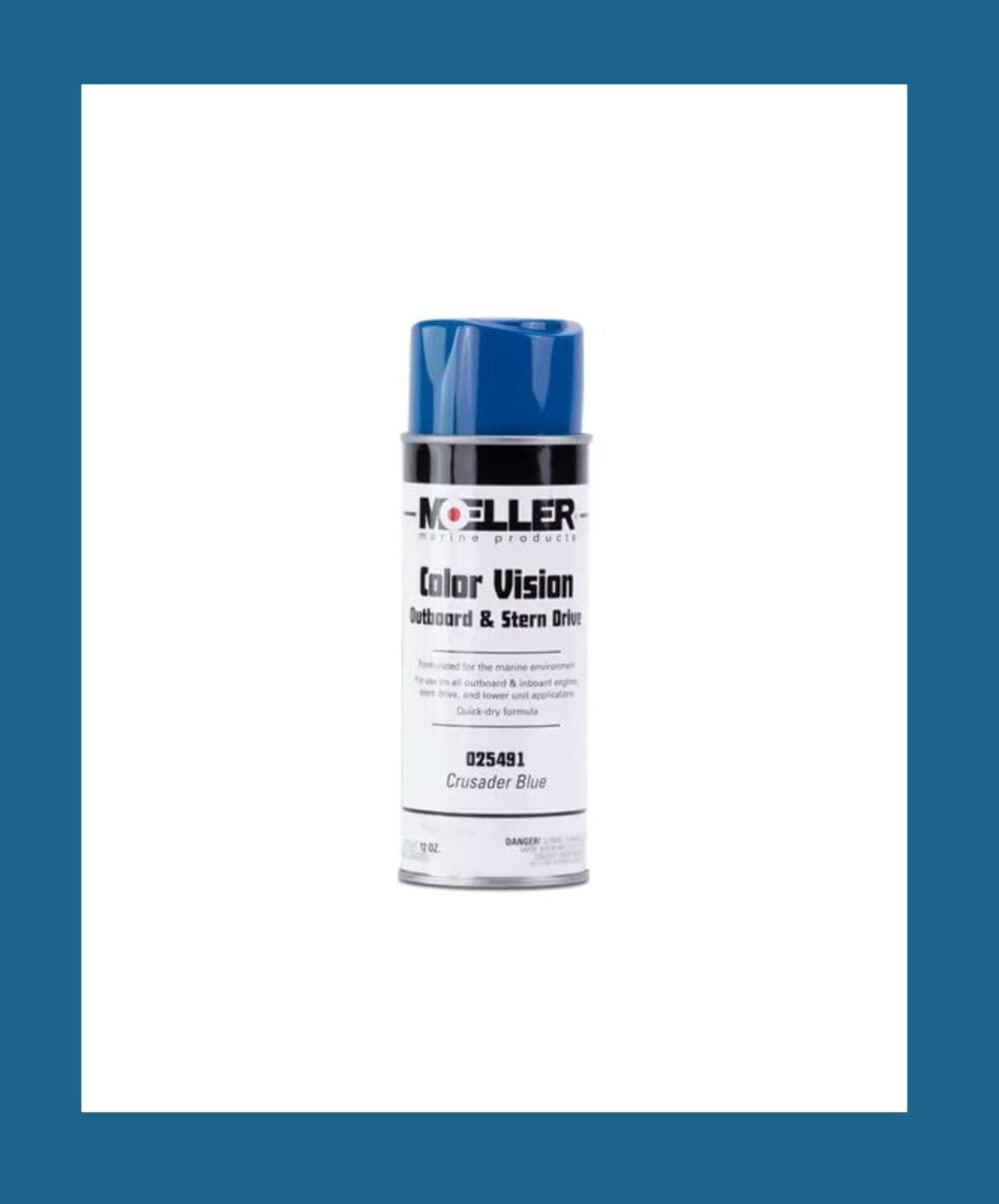 MOELLER 025491 Engine Spray Paint Crusader Blue - High quality product image showing MOELLER 025491 Engine Spray Paint Crusader Blue details and features