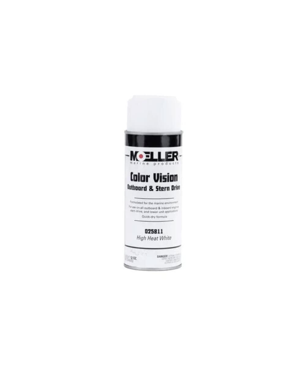 MOELLER 025811 Color Vision Paint Color: High Heat White - High quality product image showing MOELLER 025811 Color Vision Paint Color: High Heat White details and features