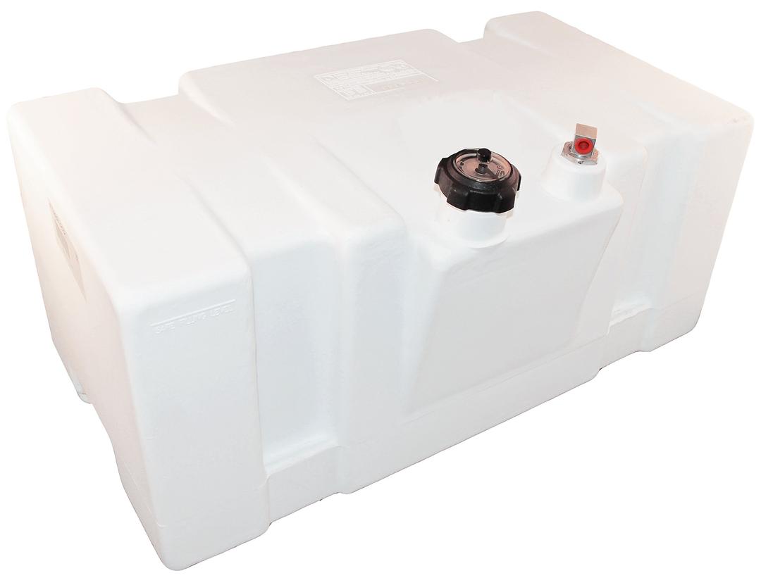 MOELLER 031626 Topside Fuel Tank, 22 Gallon, 83 Liter, White - The Twister Group Tools product