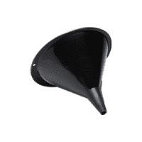 MIDWEST CAN 3564 Funnel; Round; 8-1/2 Inch Diameter; 2 Quart Capacity; Black; Polypropylene