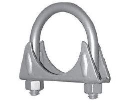 NICKSON 00104 Exhaust Clamp; With Hex Nuts; 2-1/4 Inch Diameter; Heavy Duty; Stainless Steel; Single - High quality product image showing NICKSON 00104 Exhaust Clamp; With Hex Nuts; 2-1/4 Inch Diameter; Heavy Duty; Stainless Steel; Single details and features