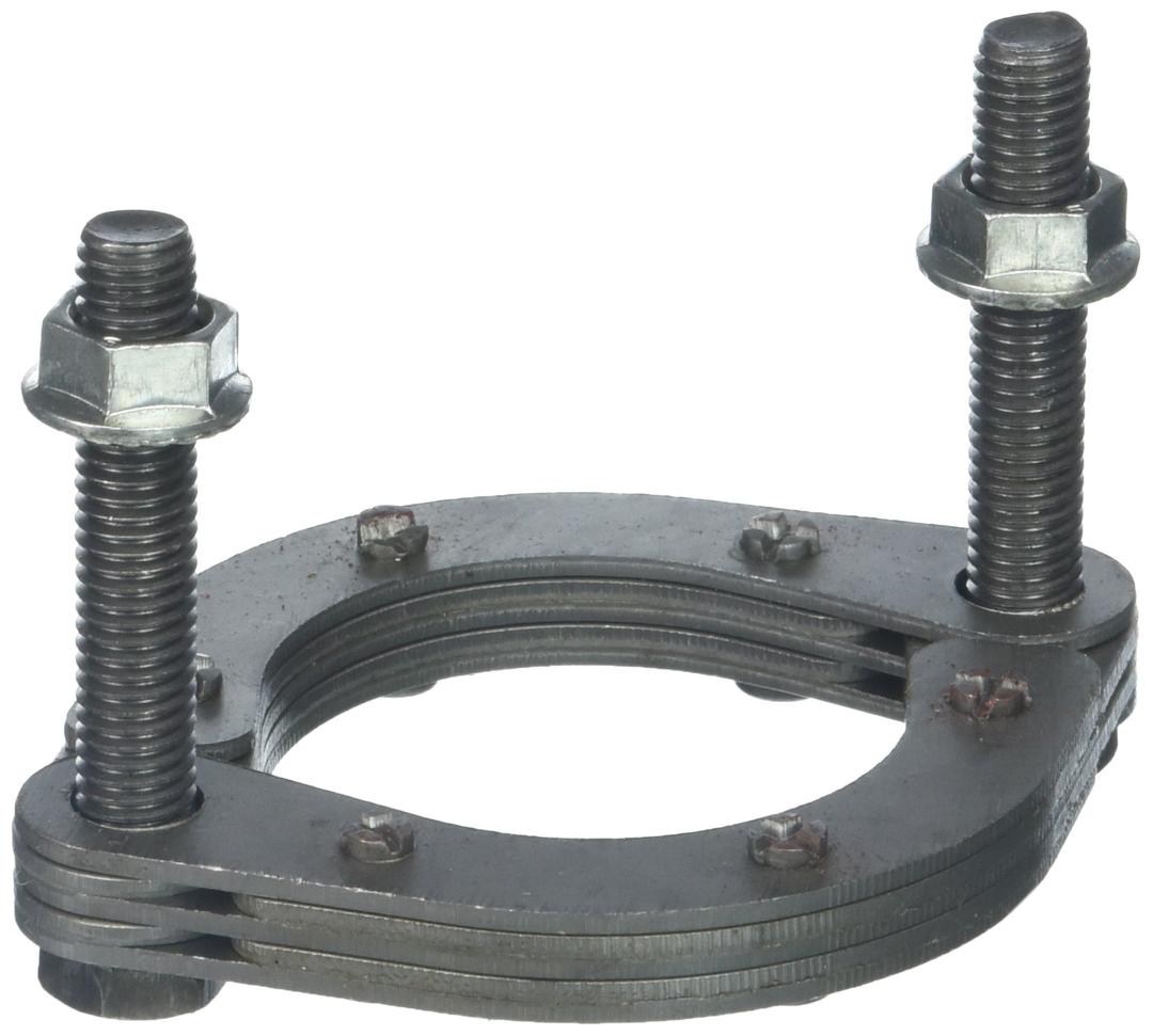 NICKSON 17169 Exhaust Pipe Flange; Flange Repair Kit; 1-3/4 Inch To 2 Inch Diameter; 2 Bolt Count; Steel; Single - The Twister Group Tools product