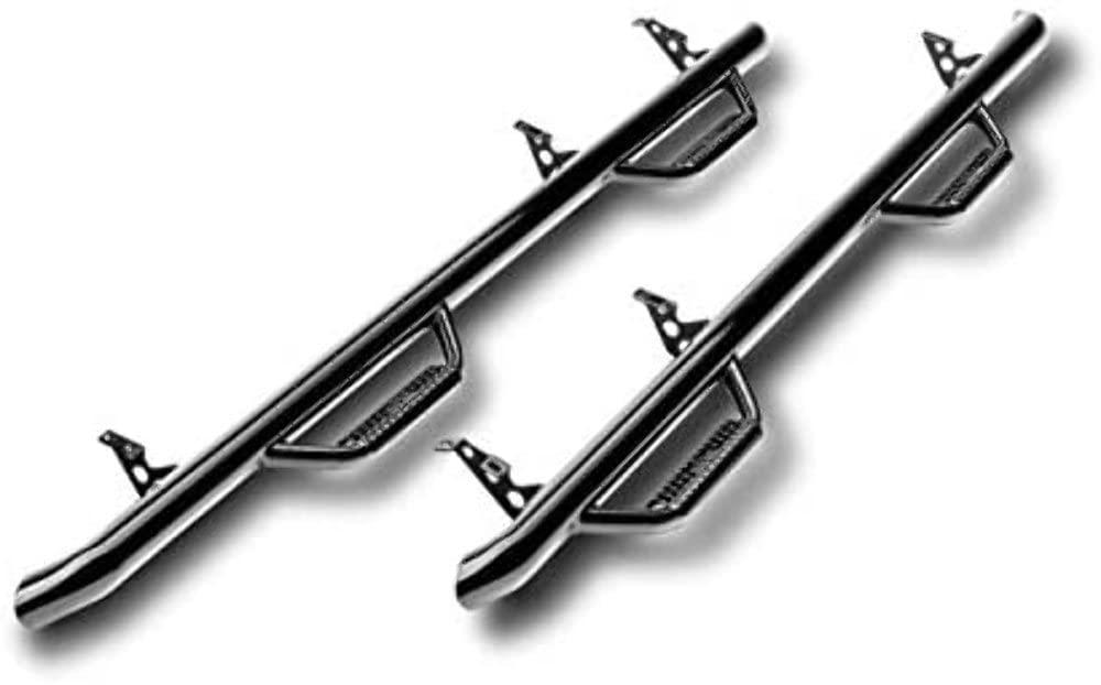 N-FAB C1573T Nerf Steps for Tahoe/Yukon | Wheel-to-Wheel, Heavy Duty Steel, Gloss Back Fits 2015-2020 Chevrolet Tahoe/GMC Yukon SUV 4 Door, SRW Gas / Diesel - High quality product image showing N-FAB C1573T Nerf Steps for Tahoe/Yukon | Wheel-to-Wheel, Heavy Duty Steel, Gloss Back Fits 2015-2020 Chevrolet Tahoe/GMC Yukon SUV 4 Door, SRW Gas / Diesel details and features