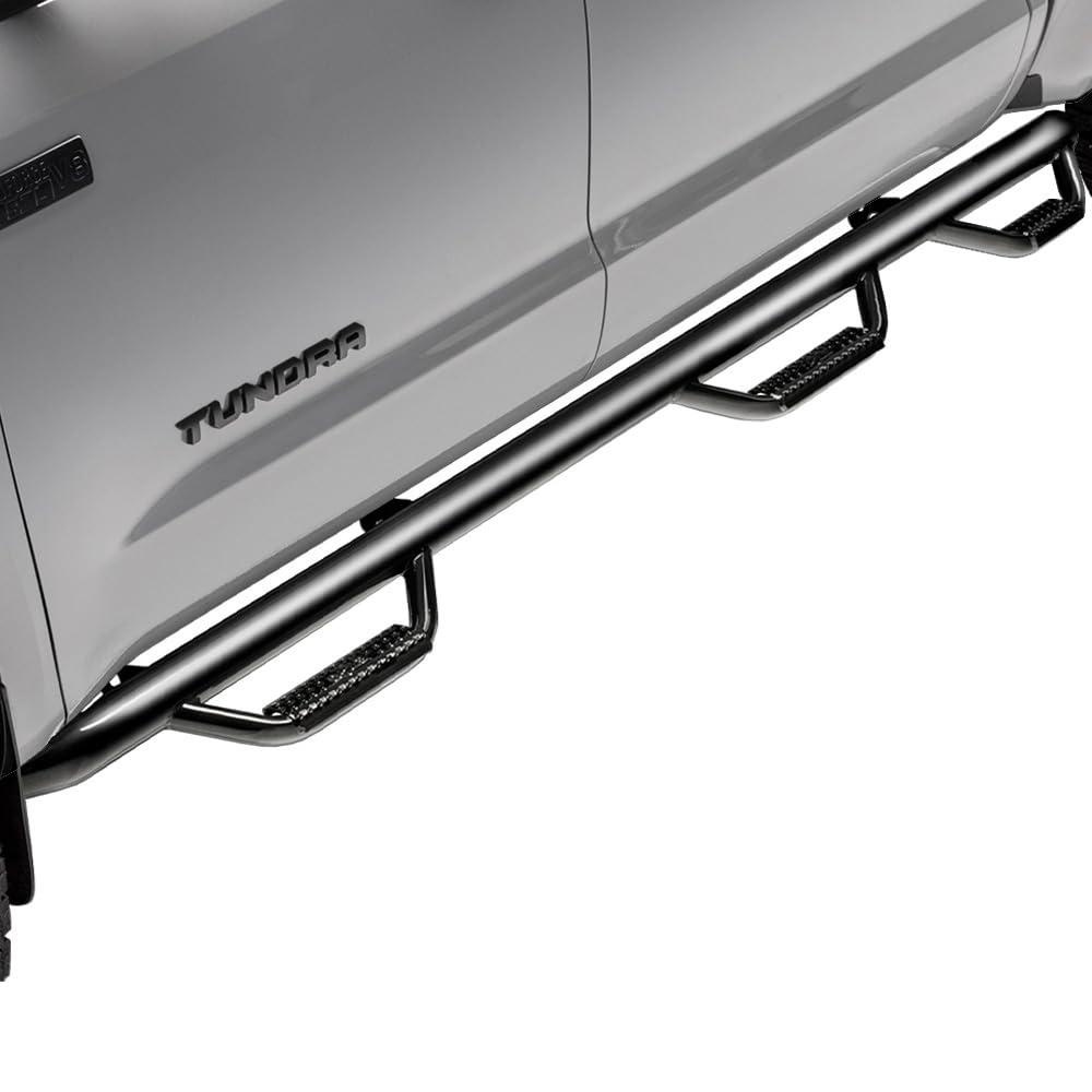 N-FAB D0289QC-6 Nerf Steps for Dodge RAM | Wheel-to-Wheel w/ Bed Access, Heavy Duty Steel, Gloss Back Fits 2002-2008 Dodge RAM 1500, 2002-2009 2500 / 3500 Quad Cab 6.4FT Standard Bed - High quality product image showing N-FAB D0289QC-6 Nerf Steps for Dodge RAM | Wheel-to-Wheel w/ Bed Access, Heavy Duty Steel, Gloss Back Fits 2002-2008 Dodge RAM 1500, 2002-2009 2500 / 3500 Quad Cab 6.4FT Standard Bed details and features