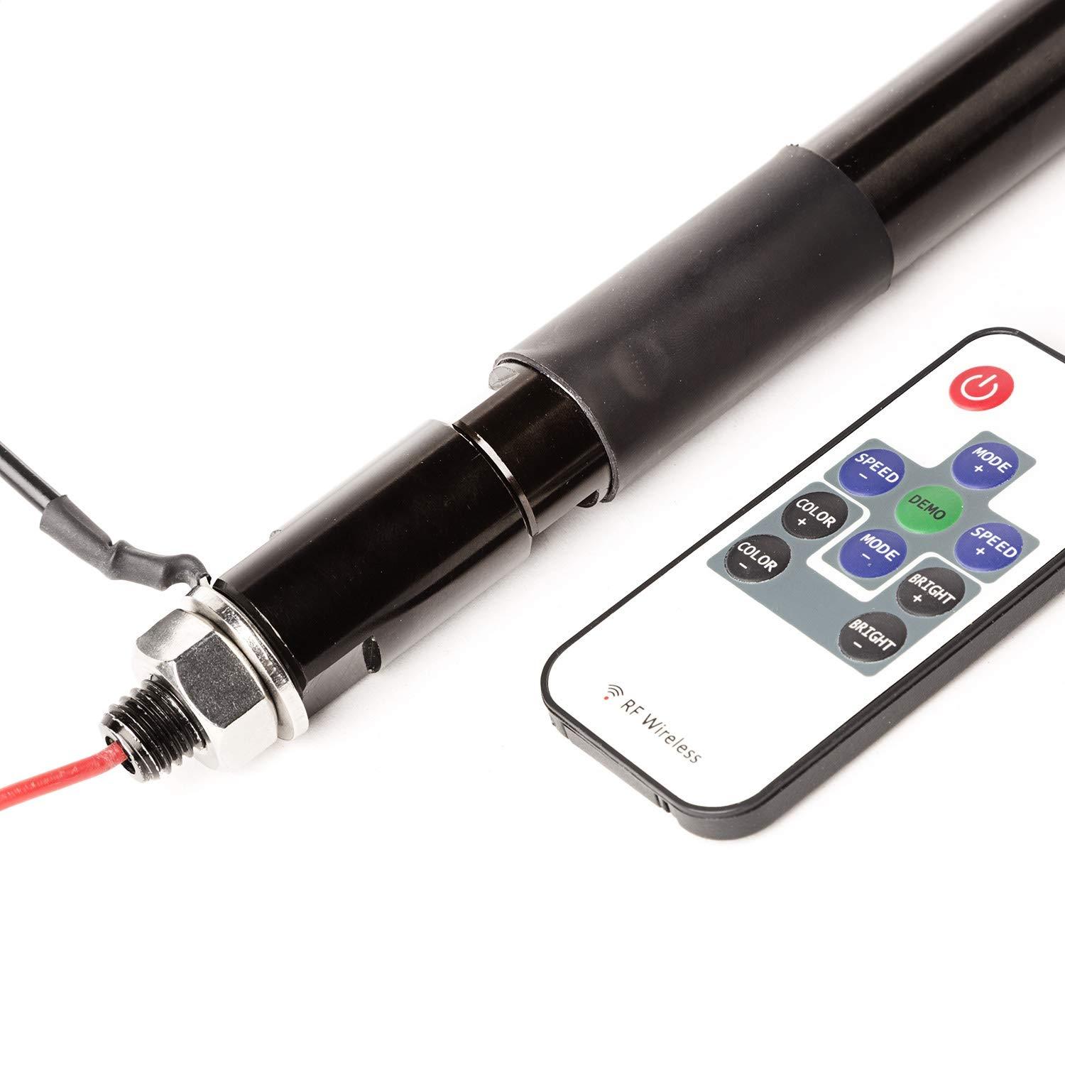 RUGGED RIDGE 11250.20 Lighted Whip, RGB, 39 Inches (1 Meter) - High quality product image showing RUGGED RIDGE 11250.20 Lighted Whip, RGB, 39 Inches (1 Meter) details and features