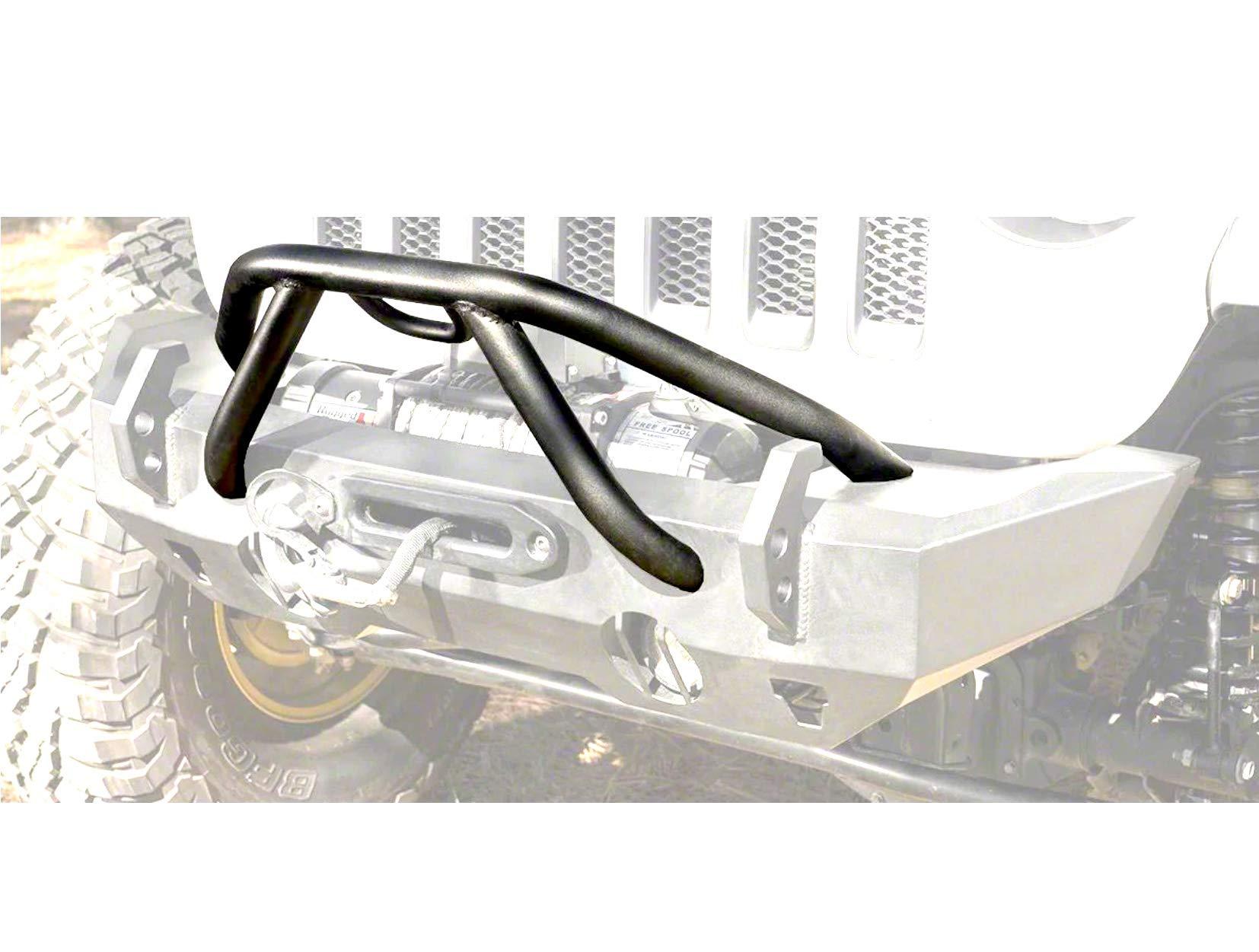 RUGGED RIDGE 11540.61 HD Bumper X-Striker Bar | Textured Black, Steel Fits HD Bumpers from - High quality product image showing RUGGED RIDGE 11540.61 HD Bumper X-Striker Bar | Textured Black, Steel Fits HD Bumpers from details and features