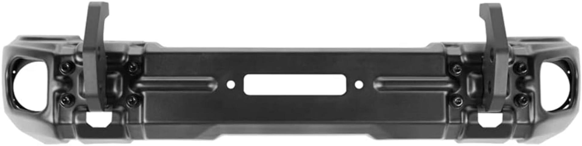 RUGGED RIDGE 11549.04 Arcus Bumper, Front | Stubby, 11-Gauge Steel, Satin Black Fits 2018-2024 Jeep Wrangler JL; 2020-2024 Jeep Gladiator JT - High quality product image showing RUGGED RIDGE 11549.04 Arcus Bumper, Front | Stubby, 11-Gauge Steel, Satin Black Fits 2018-2024 Jeep Wrangler JL; 2020-2024 Jeep Gladiator JT details and features