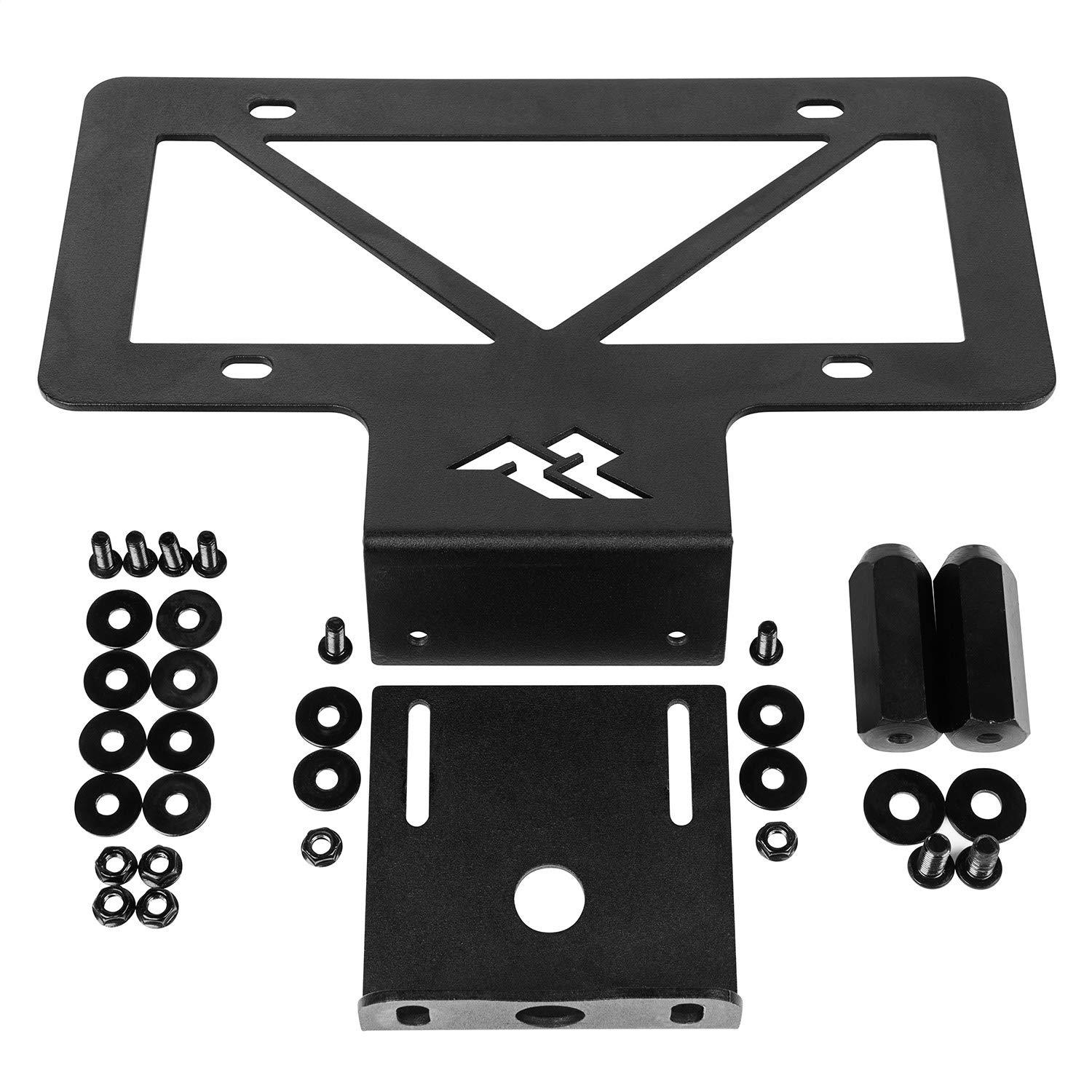 RUGGED RIDGE 11585.25 Tag Relocation Bracket, Rear Fits 2018-2024 Jeep Wrangler JL - High quality product image showing RUGGED RIDGE 11585.25 Tag Relocation Bracket, Rear Fits 2018-2024 Jeep Wrangler JL details and features