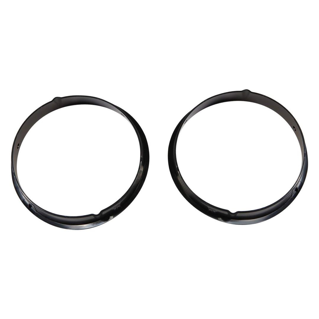 RUGGED RIDGE 12419.23 Headlight Bezel Kit, Black Fits 1997-2006 Jeep Wrangler TJ - The Twister Group Tools product