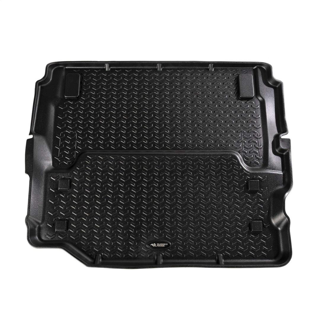 RUGGED RIDGE 12975.51 All Terrain Cargo Liner, Full, Black Fits 2018-2024 Jeep Wrangler JL 2-Door - The Twister Group Tools product