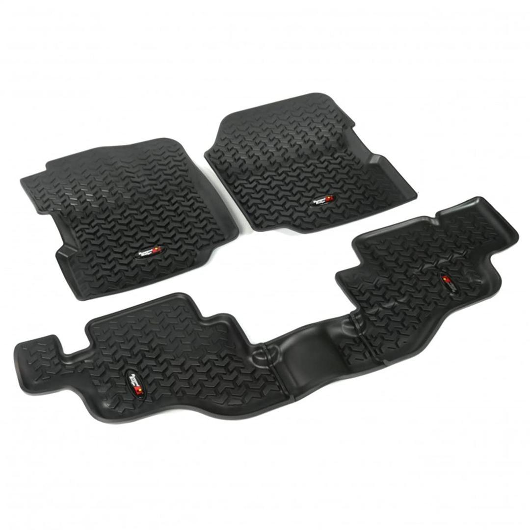 RUGGED RIDGE 12987.09 Floor Liner, Front/Rear Fits 1976-1986 Jeep CJ-7; 1987-1995 Jeep Wrangler YJ - The Twister Group Tools product