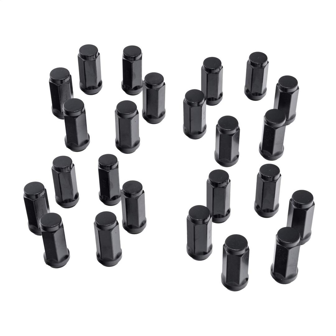 RUGGED RIDGE 16715.32 Wheel Lug Nut, Set of 24, Black, M14-1.5 - The Twister Group Tools product