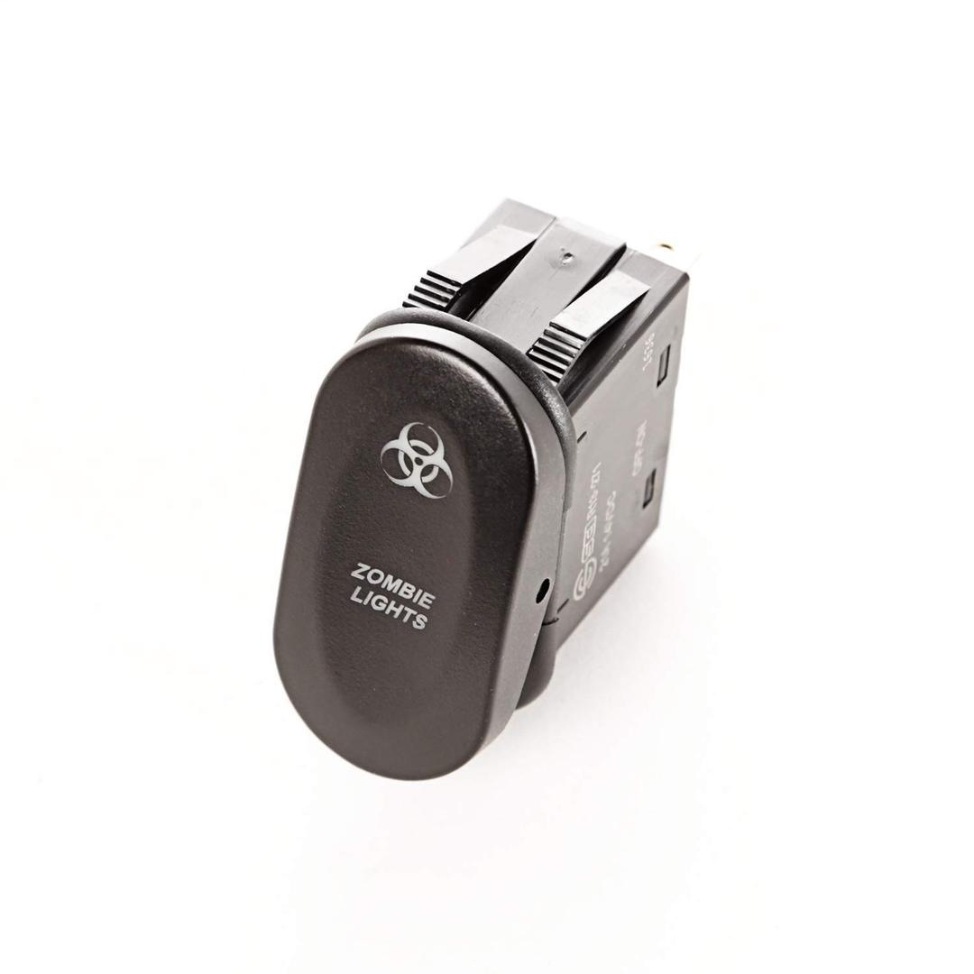 RUGGED RIDGE 17235.06 Rocker Switch, 2 Position, Zombie Lights, Amber - The Twister Group Tools product