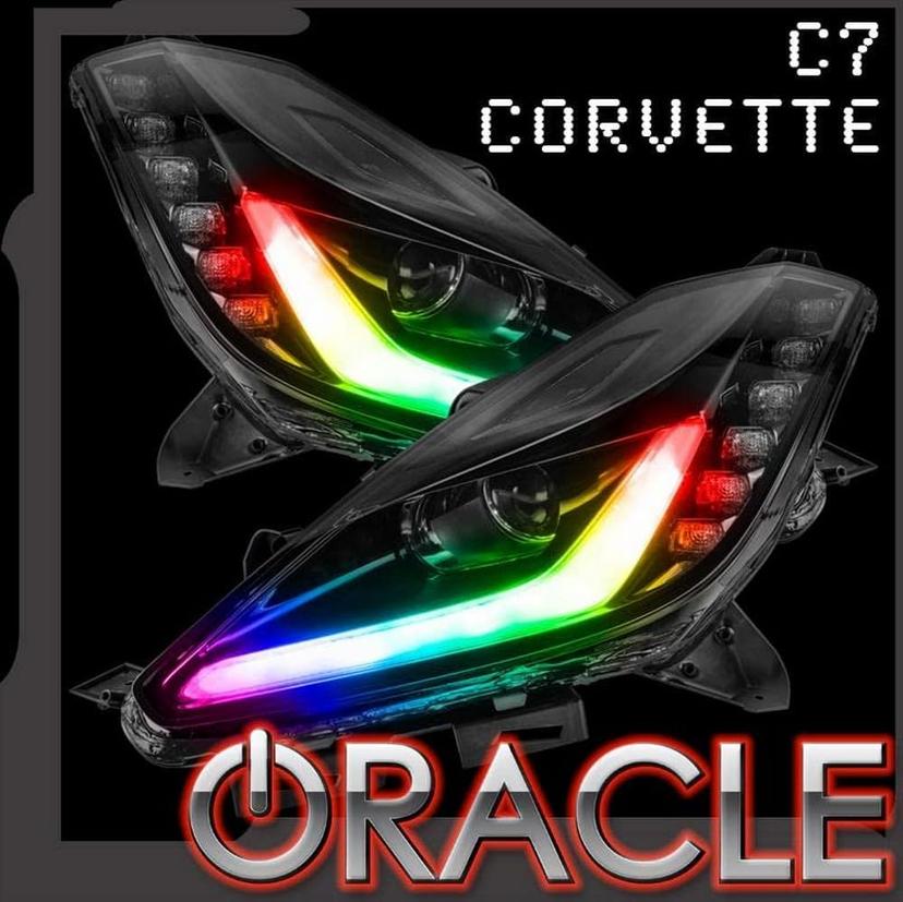 ORACLE LIGHTING 2624-332 Chevy Corvette C7 Dynamic ColorShift DRL w/Switchback Turn Signals