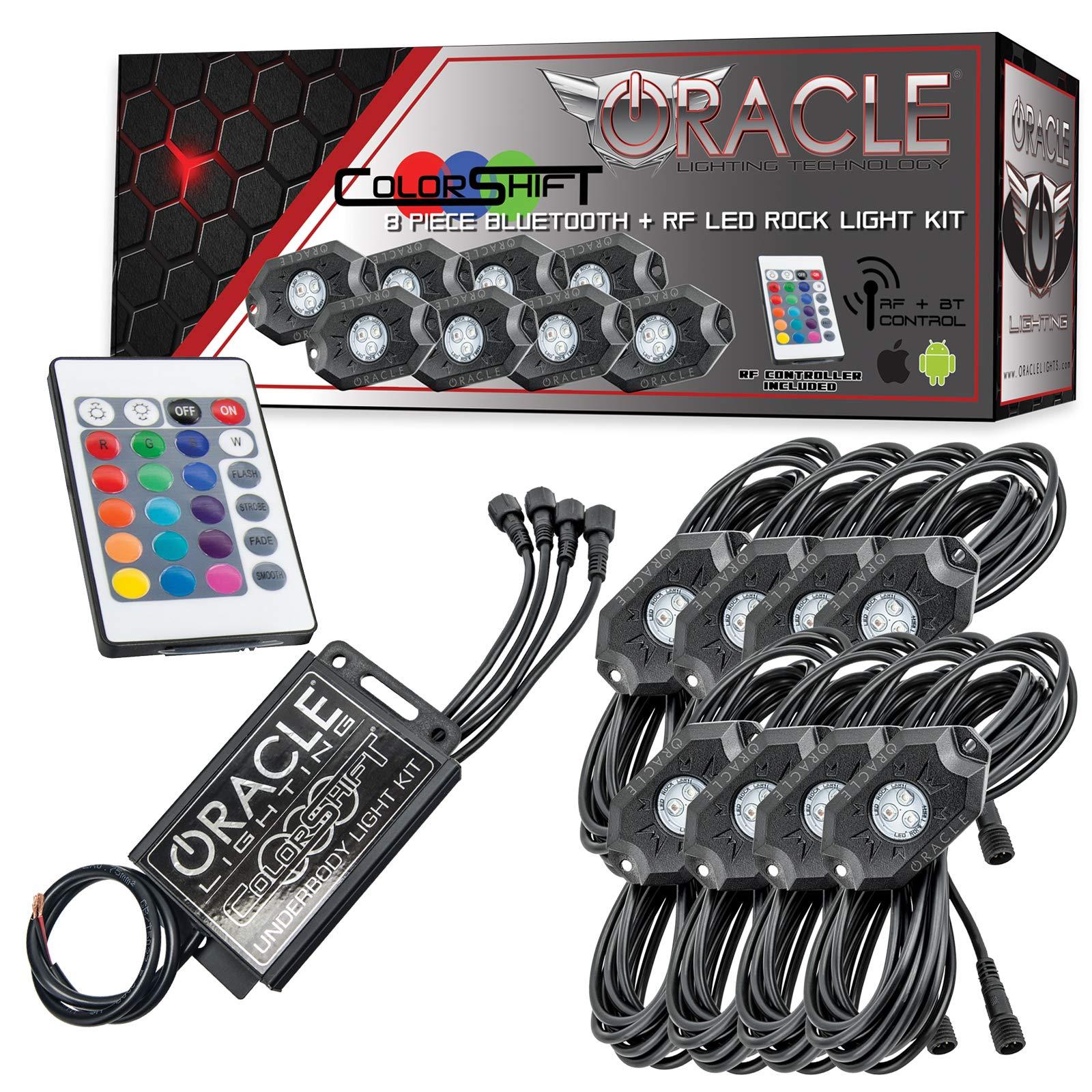 ORACLE LIGHTING 5819-333 Bluetooth + RF ColorSHIFT Underbody Rock Light Kit - 8 PCS - High quality product image showing ORACLE LIGHTING 5819-333 Bluetooth + RF ColorSHIFT Underbody Rock Light Kit - 8 PCS details and features