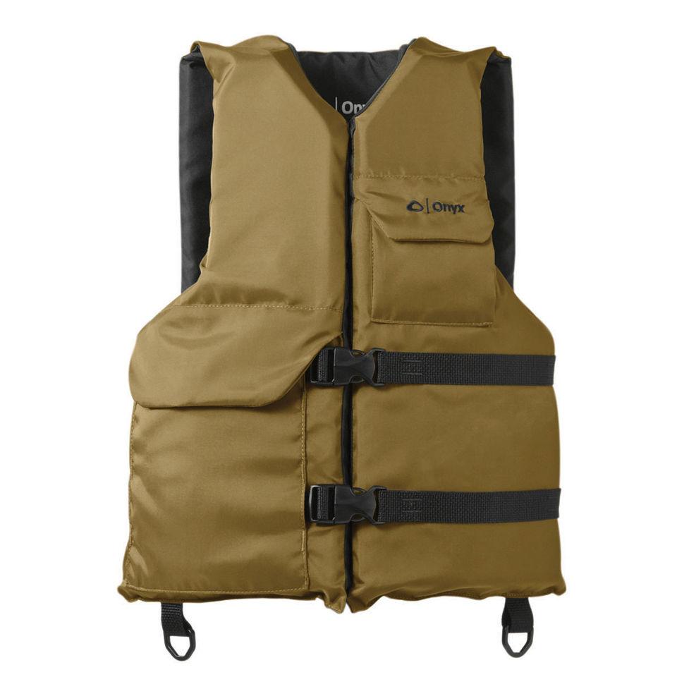 ONYX 1160760412 Adult Sport Life Jacket, Tan, Adult Universal - The Twister Group Tools product