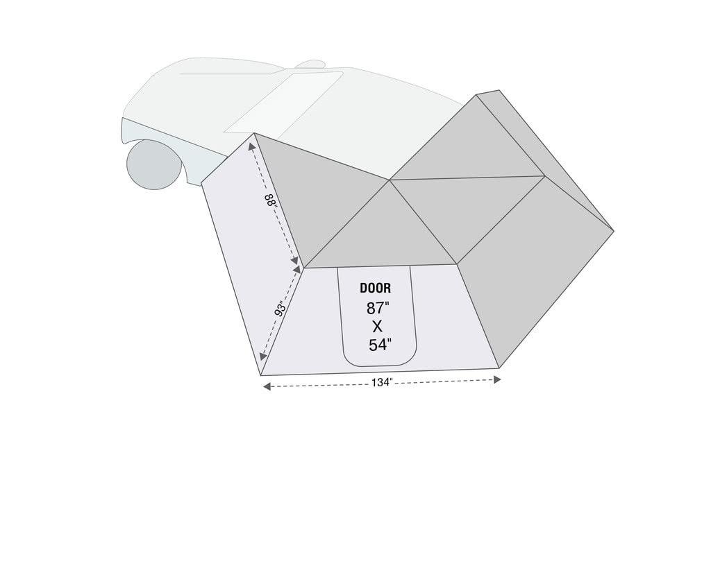 OVERLAND 18209909 Nomadic 270 LT Awning Wall 2 Driver Side - The Twister Group Tools product