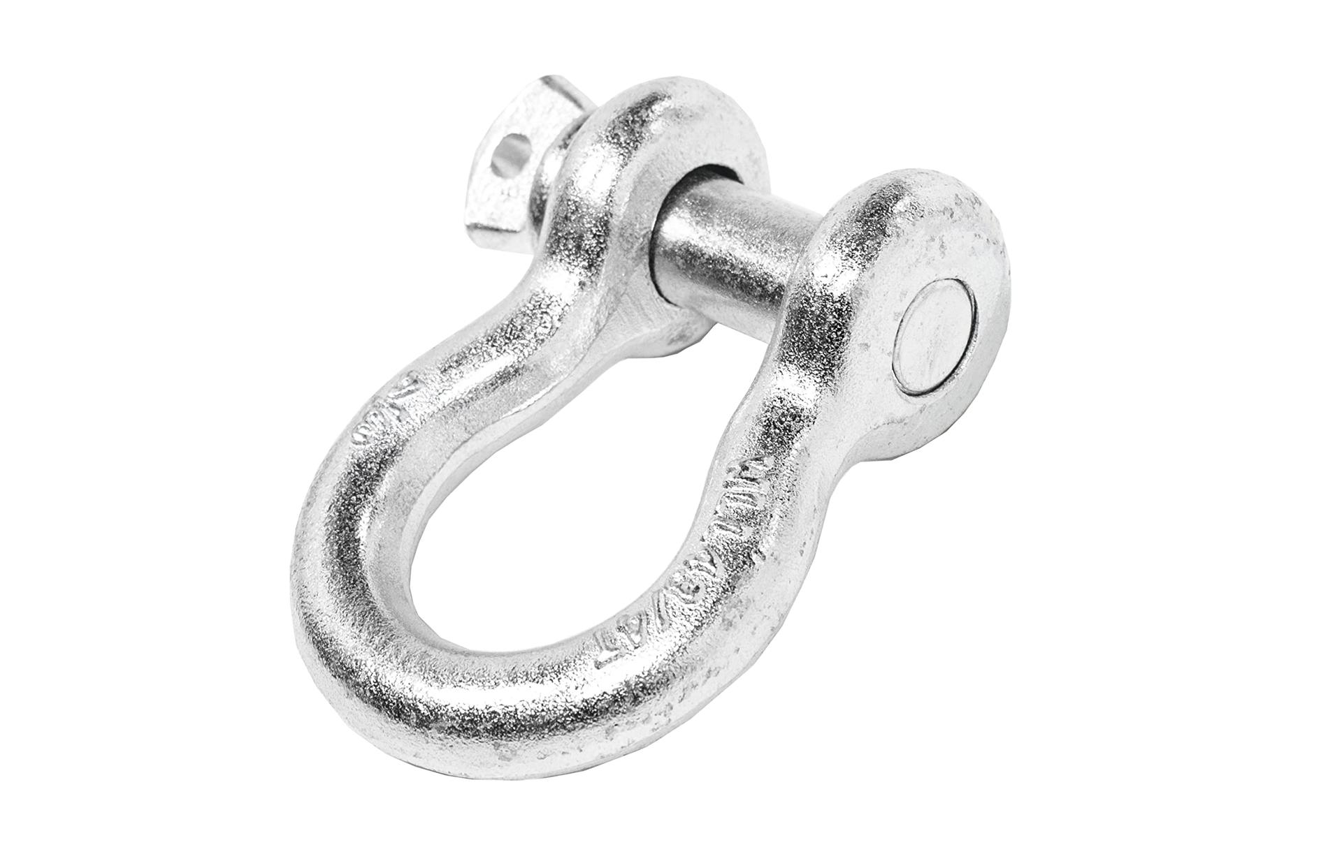 OVERLAND 19019905 Recovery Shackle d Ring 3/4 INCH 4.75 Ton - Zinc Universal - High quality product image showing OVERLAND 19019905 Recovery Shackle d Ring 3/4 INCH 4.75 Ton - Zinc Universal details and features