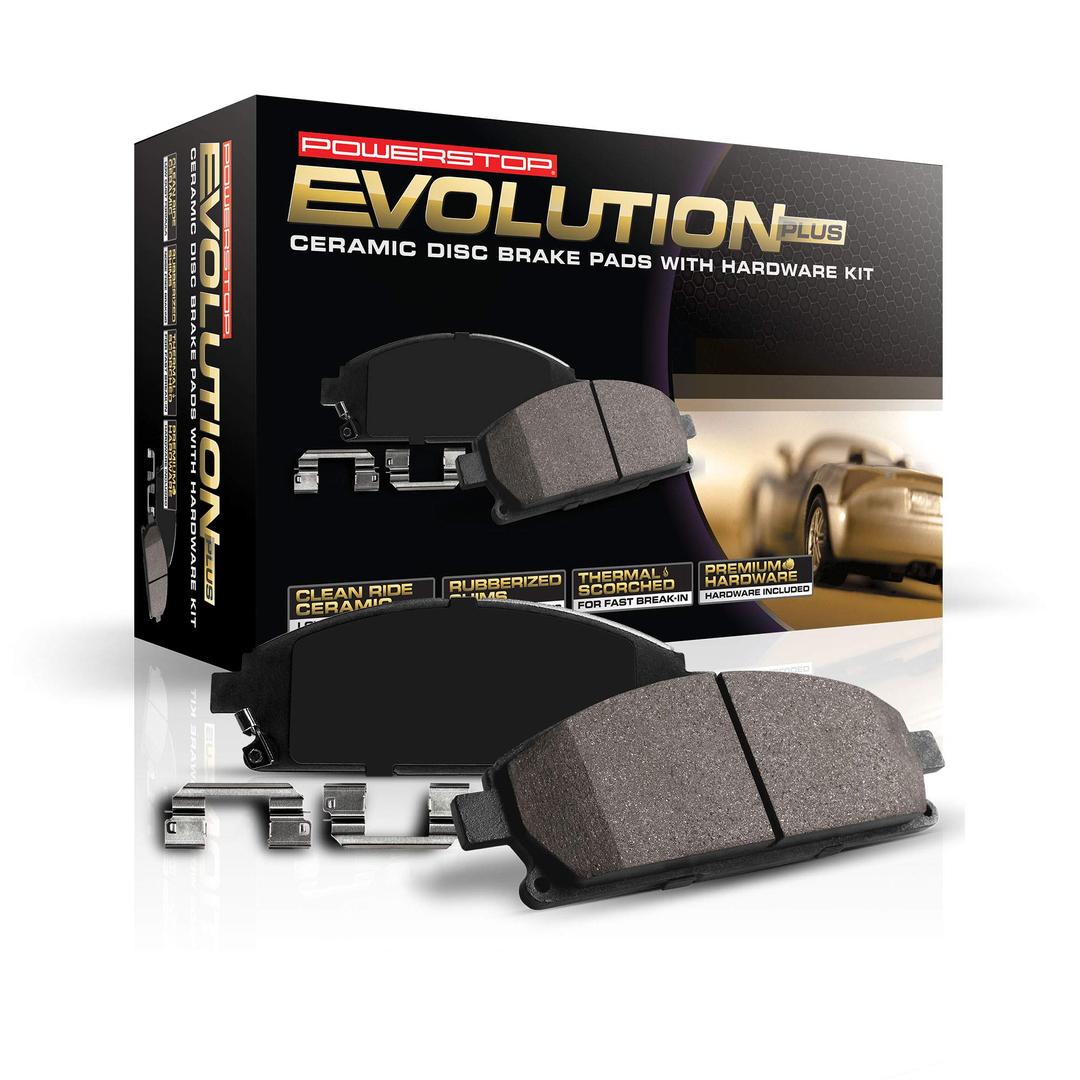 POWERSTOP 17-1401 Z17 Front Ceramic Brake Pads with Hardware - The Twister Group Tools product
