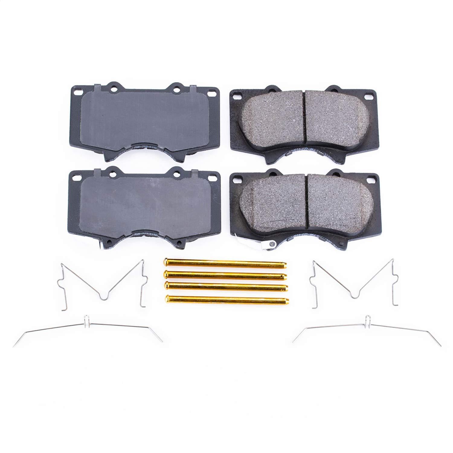 POWERSTOP 17-976B Front Z17 Evolution Ceramic Brake Pads with Hardware For Lexus GX460 2010-2022 | Toyota 4Runner 2010-2022 [Vehicle Specific] - High quality product image showing POWERSTOP 17-976B Front Z17 Evolution Ceramic Brake Pads with Hardware For Lexus GX460 2010-2022 | Toyota 4Runner 2010-2022 [Vehicle Specific] details and features