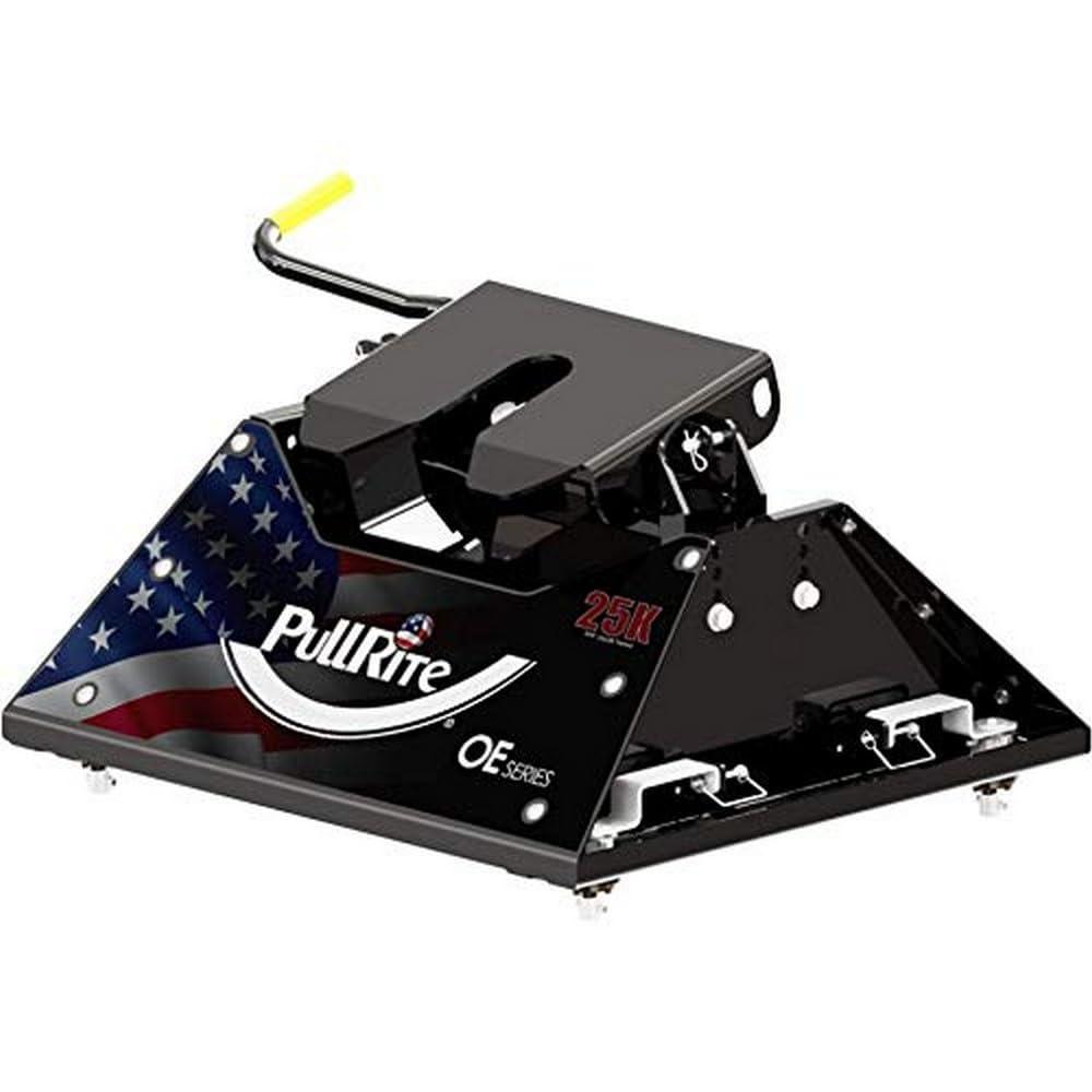 PULLRITE 1600 OE Series 25K Super 5th, Fifth Wheel Hitch for Long Bed Chevy/GMC Trucks with OE Pucks - High quality product image showing PULLRITE 1600 OE Series 25K Super 5th, Fifth Wheel Hitch for Long Bed Chevy/GMC Trucks with OE Pucks details and features
