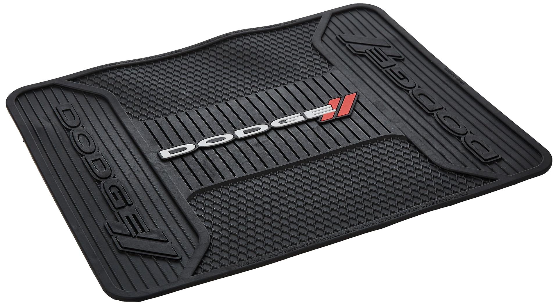 PLASTICOLOR 001218R01 Elite DodgeFT Utility Mat, Black - High quality product image showing PLASTICOLOR 001218R01 Elite DodgeFT Utility Mat, Black details and features