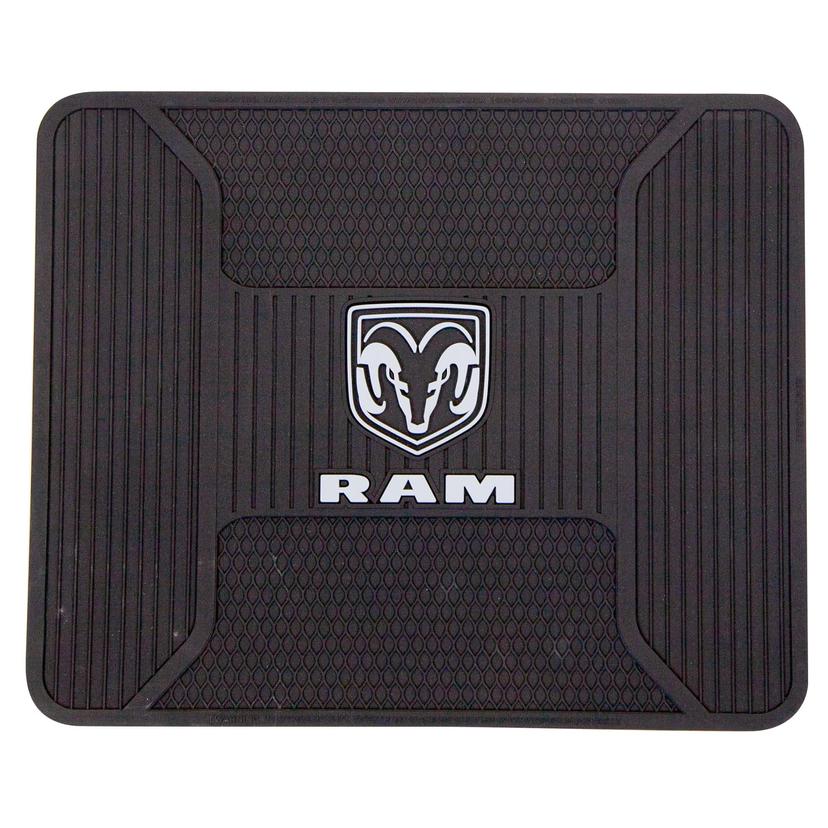 PLASTICOLOR 001262R25 RAM Elite Utility Mat - Gray Logo