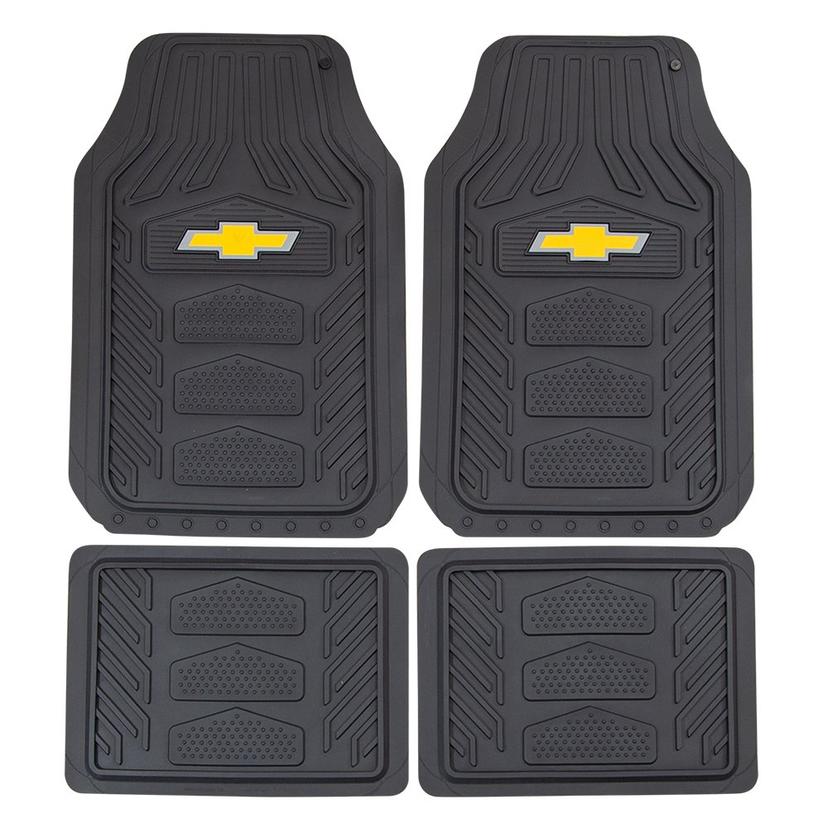 PLASTICOLOR 001664R03 Chevrolet Weatherpro 4 Piece Floor Mats Set, Floor Mats by, Black, One Size