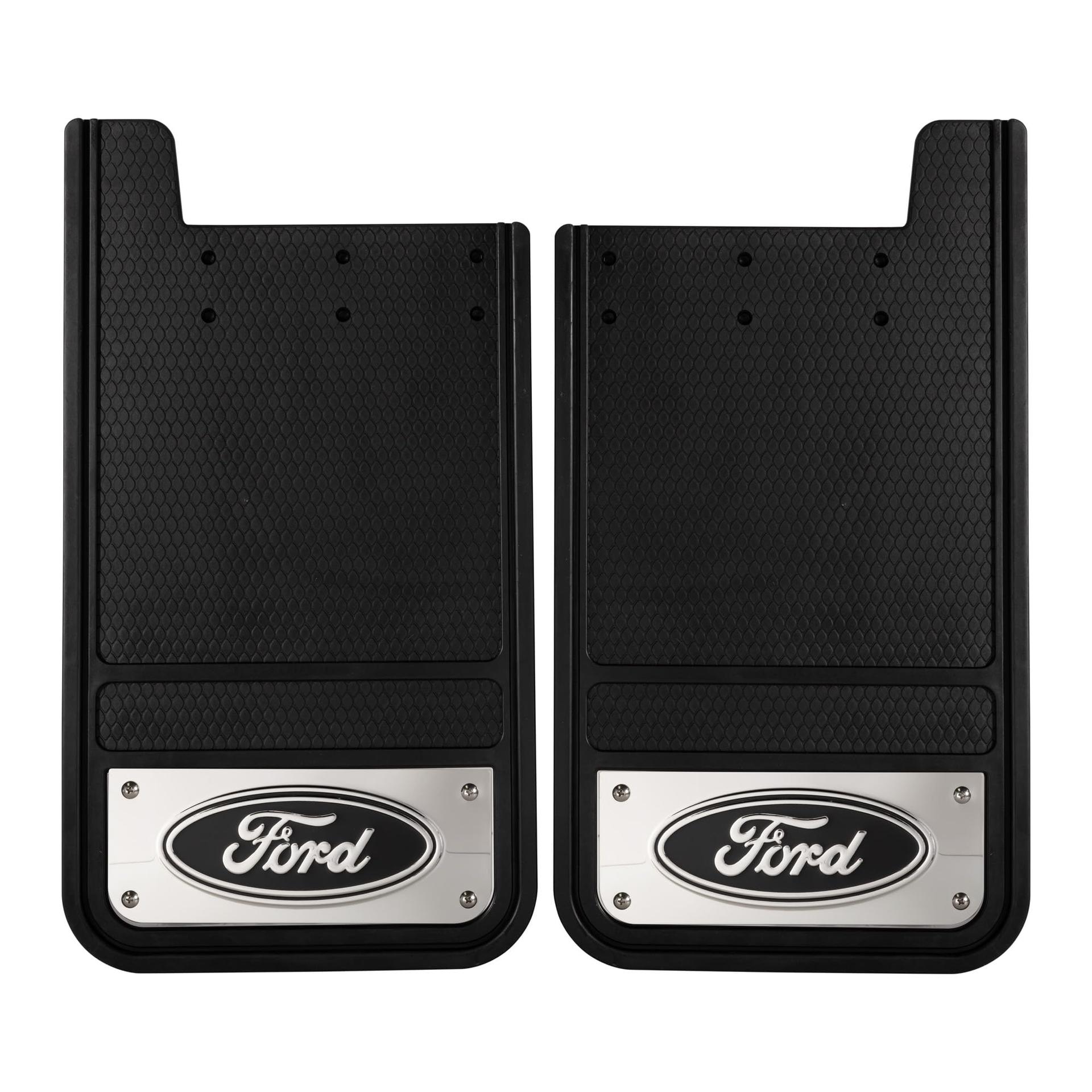 PLASTICOLOR 001838R01 Ford Heavy Duty Rear 12 X 23 Mud Guards, 12 INCH x 23 INCH Rear Mud Guards by - High quality product image showing PLASTICOLOR 001838R01 Ford Heavy Duty Rear 12 X 23 Mud Guards, 12 INCH x 23 INCH Rear Mud Guards by details and features
