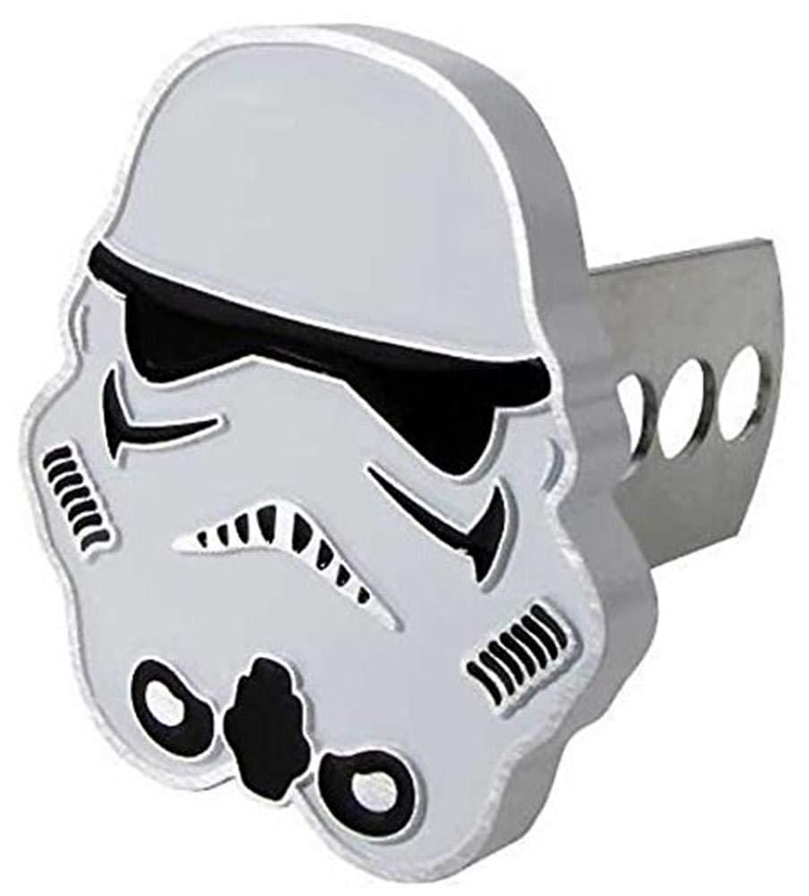 PLASTICOLOR 002280R01 Star Wars Storm Trooper Metal Hitch Receiver Cover - High quality product image showing PLASTICOLOR 002280R01 Star Wars Storm Trooper Metal Hitch Receiver Cover details and features