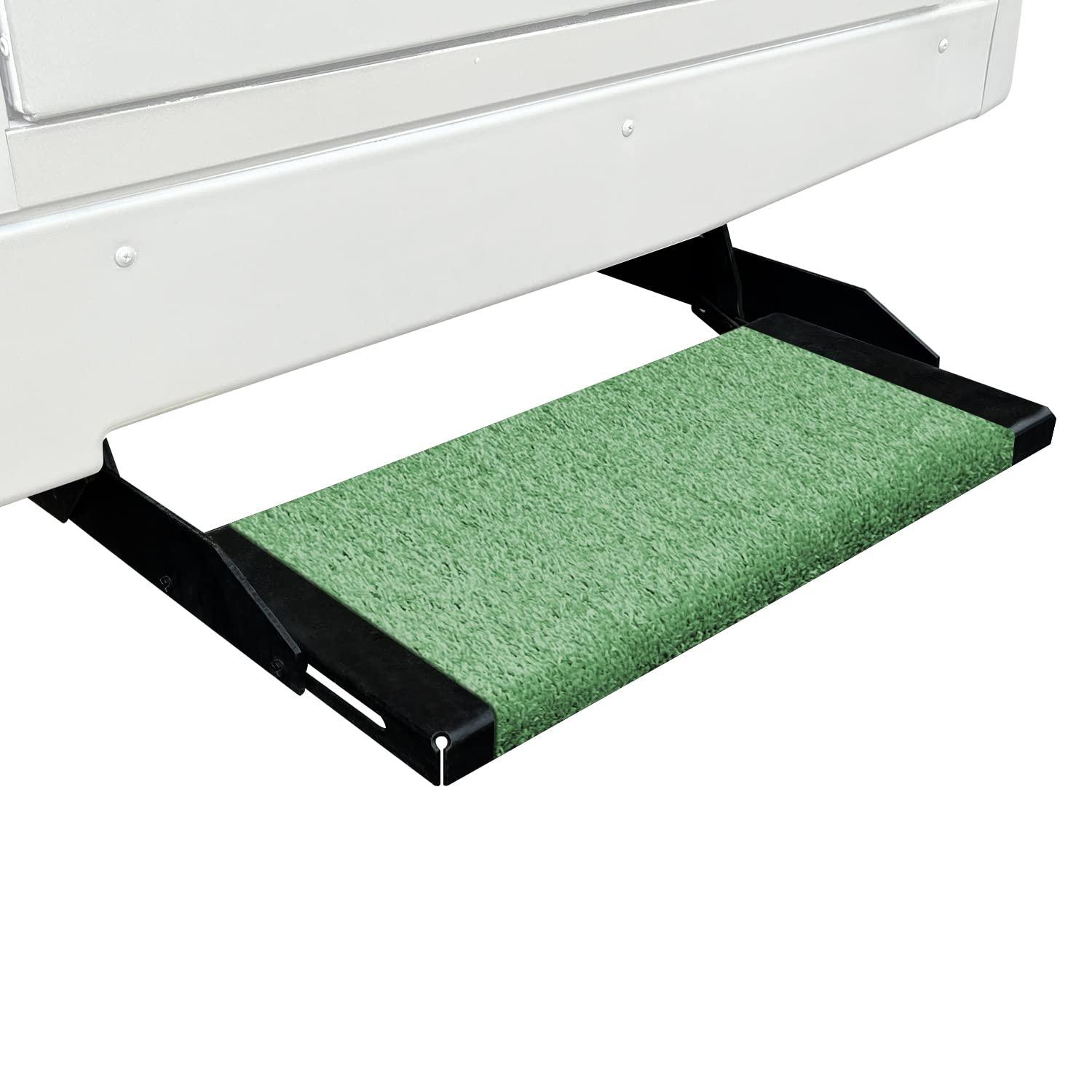 PREST-O-FIT 2-0040 Wraparound RV Step Rug Green 18 in. Wide - High quality product image showing PREST-O-FIT 2-0040 Wraparound RV Step Rug Green 18 in. Wide details and features
