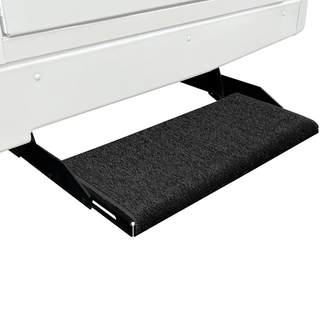 PREST-O-FIT 2-0050 Black 23 INCH Jumbo Wraparound RV Step Rug - The Twister Group Tools product