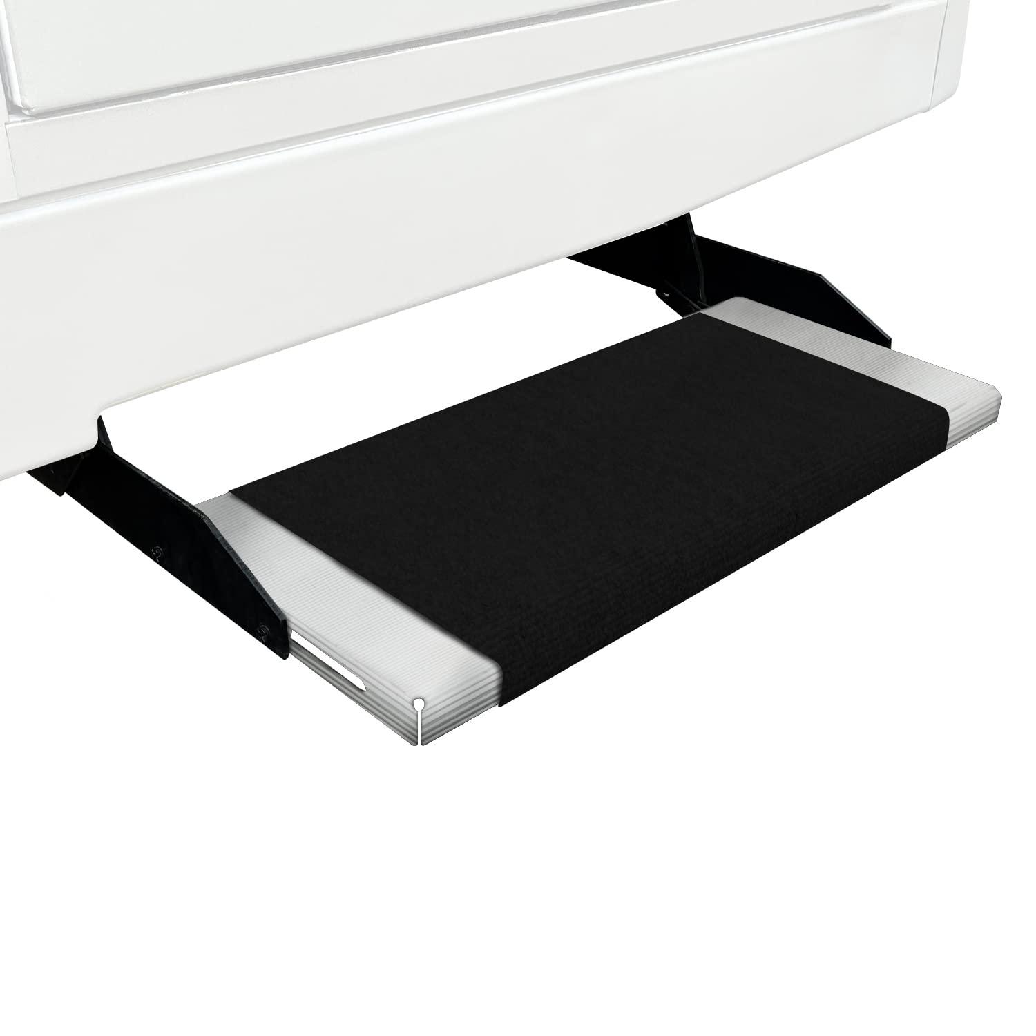PREST-O-FIT 2-0314 Outrigger RV Step Rug Black Onyx 18 In. Wide - High quality product image showing PREST-O-FIT 2-0314 Outrigger RV Step Rug Black Onyx 18 In. Wide details and features