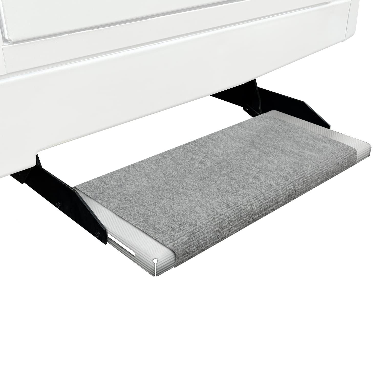 PREST-O-FIT 2-0353 Outrigger RV Step Rug Castle Gray 23 In. Wide - High quality product image showing PREST-O-FIT 2-0353 Outrigger RV Step Rug Castle Gray 23 In. Wide details and features